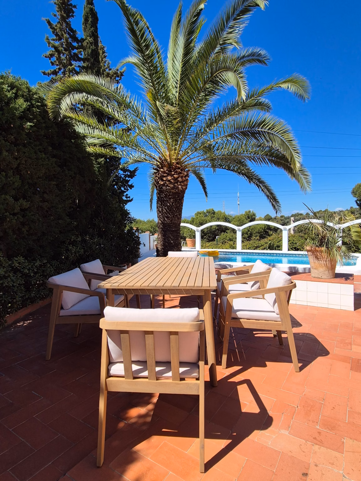 Villa Lina Malaga Outdoor Dining Area