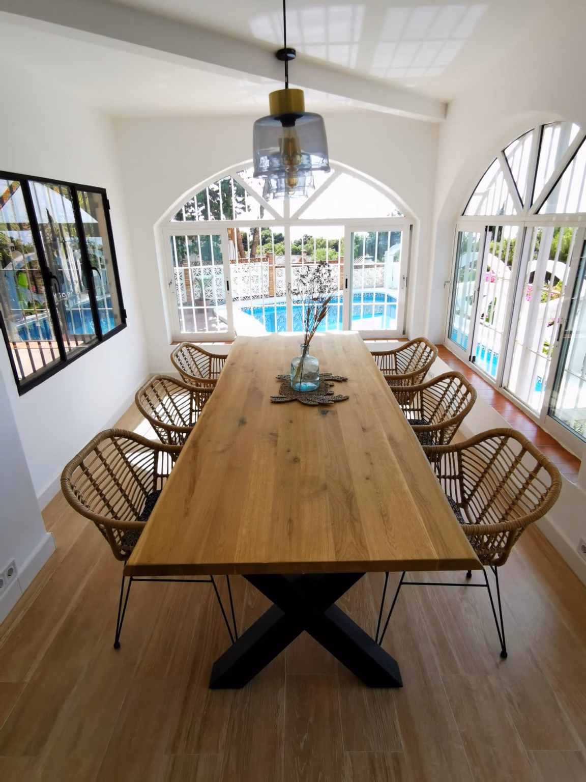 Villa Lina Malaga Dining Area Ocean View 3